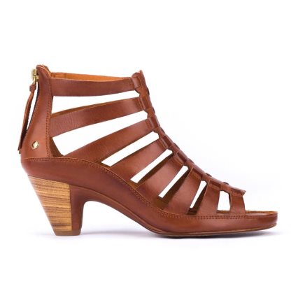 Women's Pikolinos JAVA Heels Sandals Brown | NZ QA81930